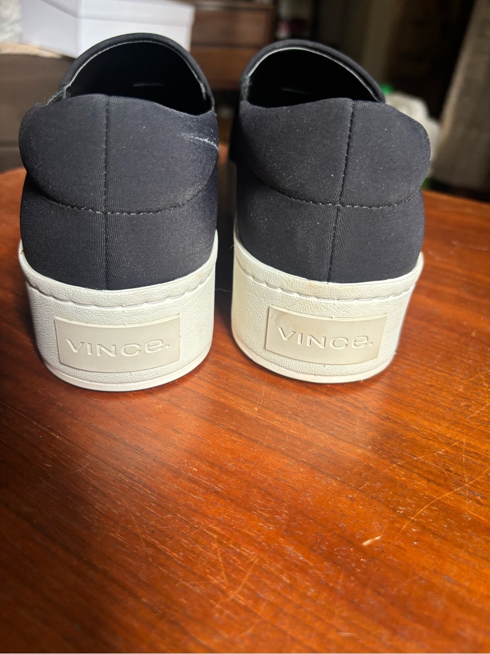 NWT VINCE warren sneaker in black - Picture 4 of 7